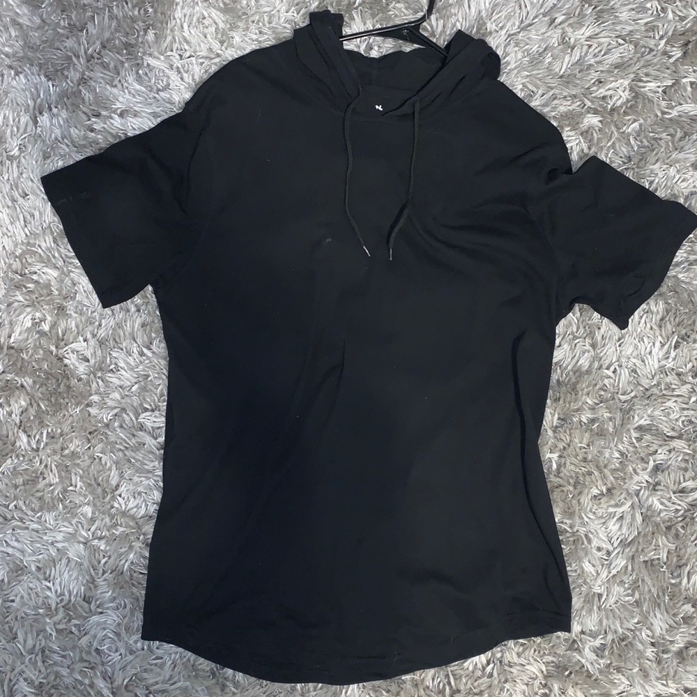 Carbon short sleeve hoodie